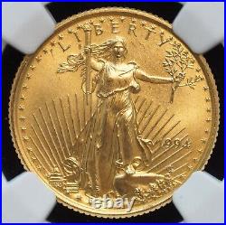1994 US $10 American Eagle 1/4oz Gold Coin (NGC MS69 MS 69)