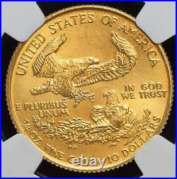 1994 US $10 American Eagle 1/4oz Gold Coin (NGC MS69 MS 69)
