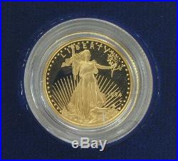 1994 US Fine Gold American Eagle 1/4 Ounce $10 Dollars Proof Coin