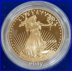 1994-W American Eagle Gold 1 Oz Proof Coin in Mint Box with COA