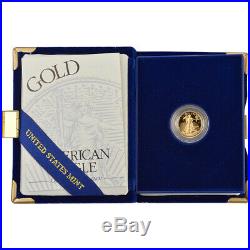 1994-W American Gold Eagle Proof (1/10 oz) $5 in OGP