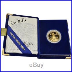 1994-W American Gold Eagle Proof 1/2 oz $25 in OGP