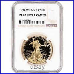 1994-W American Gold Eagle Proof 1 oz $50 NGC PF70 UCAM