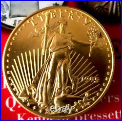 1995 1oz Gold American Eagle $50 Dollar
