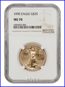 1995 Gold Eagle $25 NGC MS70 American Gold Eagle AGE