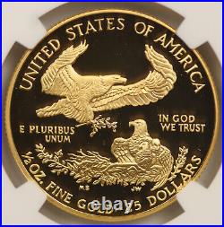 1995-W American Gold Eagle $25 Half-Ounce Proof PF 70 Ultra Cameo NGC 1/2 oz