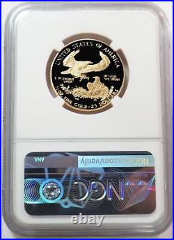 1995 W Gold Proof American Eagle $25 Coin 1/2 Oz Ngc Pf 69 Uc