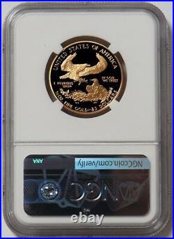 1995 W Gold Proof American Eagle $25 Coin 1/2 Oz Ngc Pf 70 Uc