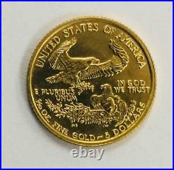1996 American Gold Eagle 1/10 oz $5