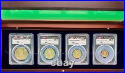 1996 American Gold Eagle Proof 4-Coin Year Set PCGS PR70 John Mercanti Signed