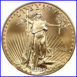 1996 Gold Eagle $50 NGC MS70 American Gold Eagle AGE