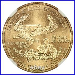 1996 Gold Eagle $5 NGC MS70 American Gold Eagle AGE