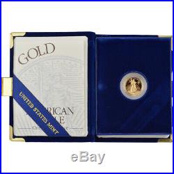 1996-W American Gold Eagle Proof (1/10 oz) $5 in OGP