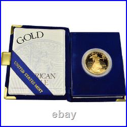 1996-W American Gold Eagle Proof 1 oz $50 in OGP