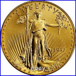 1997 $5 1/10 oz American Gold Eagle Brilliant Uncirculated Coin