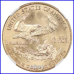 1997 Gold Eagle $10 NGC MS70 American Gold Eagle AGE