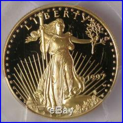 1997-W $25 Proof American Gold Eagle 1/2 oz. PCGS PR70DCAM Blue Label