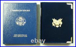 1997-W American Eagle Gold 1 Oz Proof Coin in Mint Box with COA