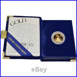 1997-W American Gold Eagle Proof (1/4 oz) $10 in OGP