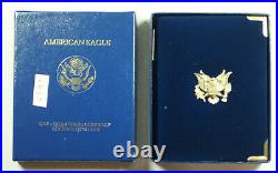 1997-W Proof 1/4 Oz American Gold Eagle $10 Coin with Box & COA
