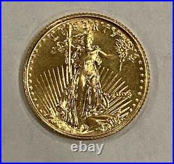 1998 Five Dollar American Gold Eagle 1/10 oz Gold Coin