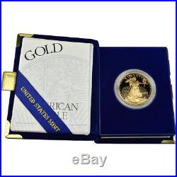 1998-W American Gold Eagle Proof 1 oz $50 in OGP