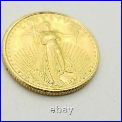 1999 American Eagle 1/10 Ounce $5 Five Dollar Liberty Round Gold Coin
