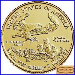 1999 American Gold Eagle 1/10 oz $5 #B1/10c