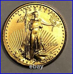1999 Five Dollar American Gold Eagle BU 1/10 oz Early Dated Gold Bullion Coin