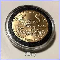 1999 Gold 1 oz American Eagle $50 US Coin Excellent Condition One Troy Ounce ozt