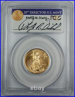 1999-W $10 American Gold Eagle, PCGS MS-69, Emergency Issue, Diehl Autographed