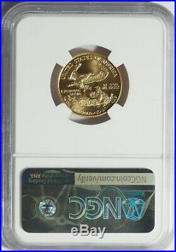 1999-W (With W) 1/4 oz Gold American Eagle NGC MS67 (#10142)