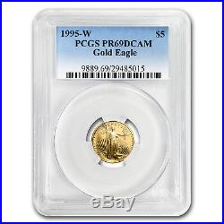 1/10 oz Proof Gold American Eagle PR-69 PCGS (Random Year) SKU #83518