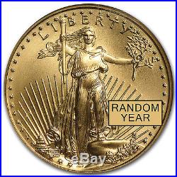 1/2 oz Gold American Eagle MS-69 NGC (Random Year) SKU #83498