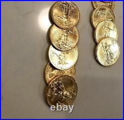 1 oz American Gold Eagle $50 Coin BU Random Year