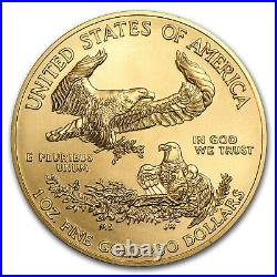 1 oz American Gold Eagle $50 Coin BU Random Year US Mint Lot of 10