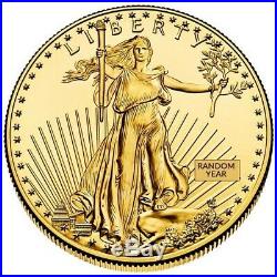 1 oz Gold American Eagle Coin Random Year BU 15 days to ship read description