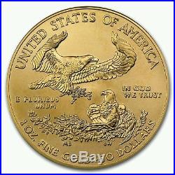 1oz Gold American Eagle Coin Random Year BU SKU #84672