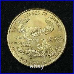 2000 1/10 Oz 5$ Gold American Eagle Exact Coin Pictured