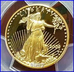 2000 W $25 Gold Eagle PCGS Deep Cameo Proof 70 Saint Gaudens Signature