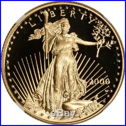 2000-W American Gold Eagle Proof 1/2 oz $25 NGC PF69 UCAM