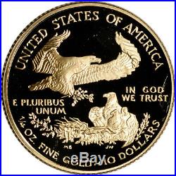 2001-W American Gold Eagle Proof (1/4 oz) $10 in OGP