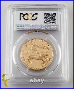 2001-W Gold American Eagle 1 oz $50 Graded by PCGS PR69DCAM PCGS Error Label