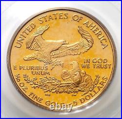 2001-W Gold American Eagle Proof Graded by PCGS as PR69DCAM