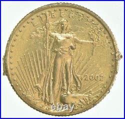 2002 $10 American Gold Eagle 1/4 Oz. 999 Fine Gold 1833