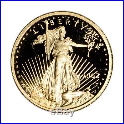 2002-W American Gold Eagle Proof (1/10 oz) $5 in OGP