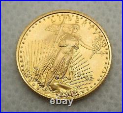 2003 American Eagle 1/10 Ounce $5 Dollar Liberty Round Gold Coin