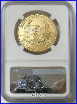 2003 Gold $50 American Eagle 1 Oz Coin Ngc Mint State 70