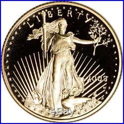 2003-W American Gold Eagle Proof (1/4 oz) $10 in OGP