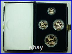 2004 American Eagle Gold Proof 4 Coin Set AGE in Box with COA